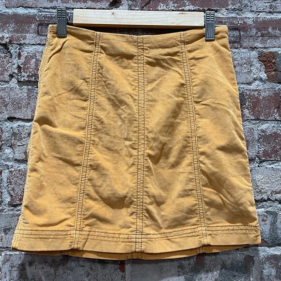 Free People Modern Femme Corduroy Mini Skirt - Picture 3 of 5